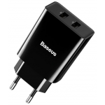 Baseus Speed Mini Dual USB Charger 10.5W Μικρός φορτιστής ταξιδιού